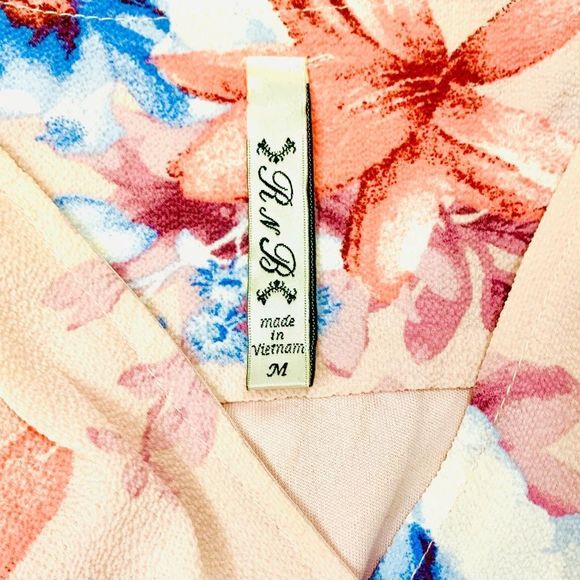 Faux Wrap Floral Print Mini Dress - Picture 3 of 4